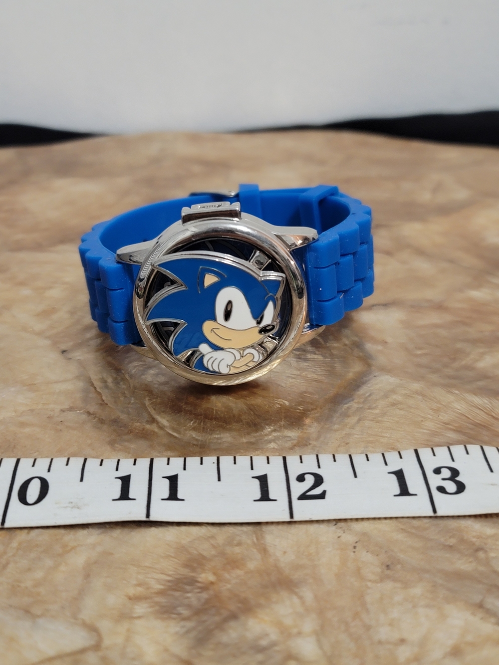 Blue Silicone Kids Character Watch with Metal Case